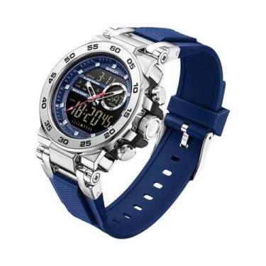 Imagem de Relógio Digital De Quartzo LED De Luxo Para Homens SANDA Com Duplo Hor