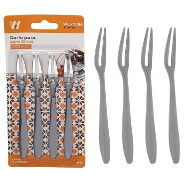 Imagem de Jogo 4 Garfos Petisco 12Cm