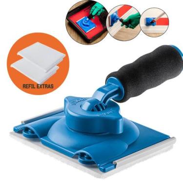 Imagem de Pincel Pad Para Recorte De Pintura Canto Acabamento 360 Ajustável - At