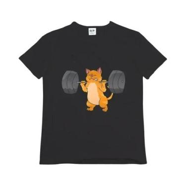 Imagem de Camiseta Masculina Oversized para Academia - Manga Curta e Estampa de 