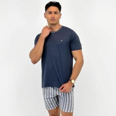 Imagem de Pijama Recco Manga Curta com Bermuda Microdry Masculina-Masculino