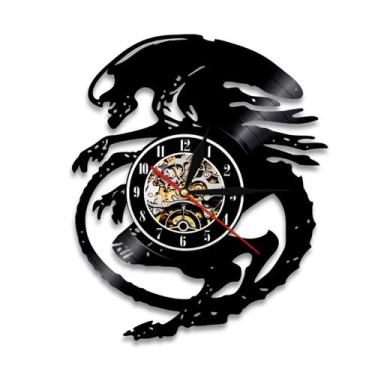 Imagem de Relógio de parede Alien Xenomorphs Vinyl Record 30x30cm - yiweisai