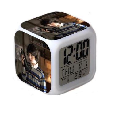 Imagem de Despertador Strangers Anime Digital LED com temperatura - yiweisai