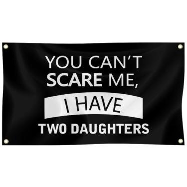 Imagem de Decoração de tapeçaria para pendurar na parede Yous Cants Scares Me An