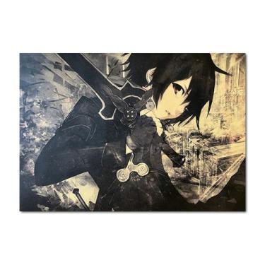 Imagem de Pôster Sword Art Online Anime Art 51x35,5 cm Papel 40g - yiweisai