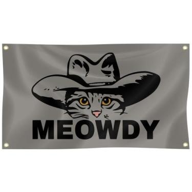 Imagem de Decoração de tapeçaria para pendurar na parede Meowdys Anime 90x150cm 