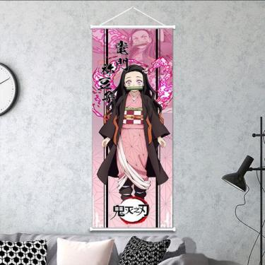 Imagem de Pintura de parede em tela Demons Slayers Kamados Nezukos Anime - yiwei