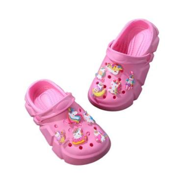 Imagem de Chinelos Luminous Unicorn Para Meninas, Respiráveis, Antiderrapantes, 