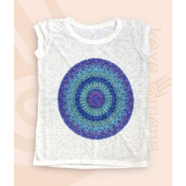 Imagem de Camiseta Feminina Hippie Boho Étnica Zen Ioga CACB006 CHCB002 CCCA002 