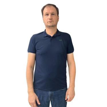 Imagem de Camisa Sallo Gola Polo Slim Dry Azul 3055-Masculino