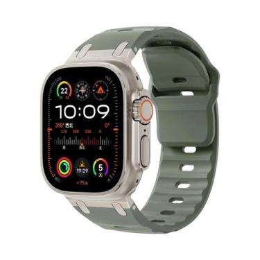 Imagem de Pulseira De Silicone Ultra Sport Para Apple Watch Series 9 8 7 SE 6 5 