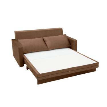 Imagem de Sofá Cama Paris 1,70m Retrátil Almofadas Plumante Espuma D28 Best Mobí