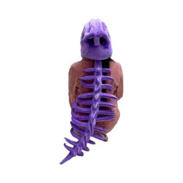 Imagem de Máscara De Esqueleto De Dinossauro Vestível Para Crianças E Adultos, A