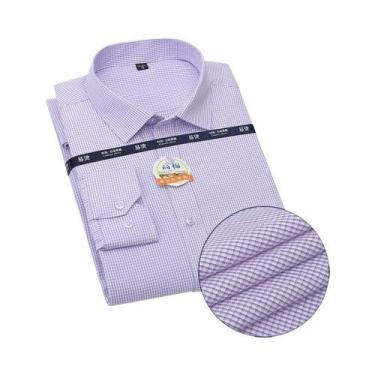 Imagem de Camisa Formal De Manga Longa Para Homens Branca, Design Clássico Básic