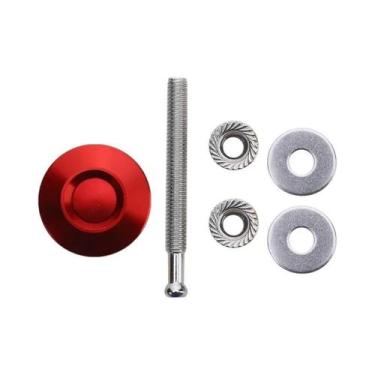 Imagem de Kit De Clipe De Trava De Capô Universal De 22mm Para Carro Com Liberaç