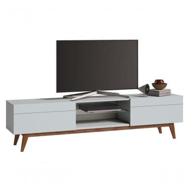 Imagem de Rack Classic 2g 2.2 Branco Acetinado - Imcal Móveis