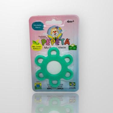Imagem de Mordedor Macio Massageador de Gengiva Infantil 1022 - Pepeta, Verde