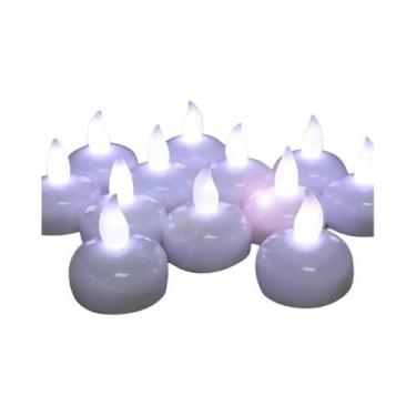 Imagem de 12 Peças De Luzes De Candeia Flutuantes LED Alimentadas Por Bateria Pa