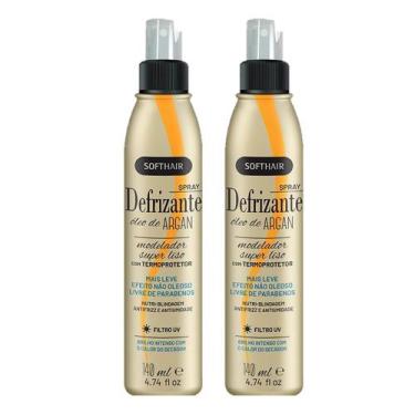 Imagem de Kit 2 Protetor Térmico para Cabelo Defrizante Liso Termoprotetor Anti 