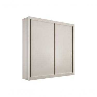 Imagem de Guarda Roupa Casal São Paulo Gold 2 Portas de Correr 3 Gavetas MDF Branco Leifer Móveis