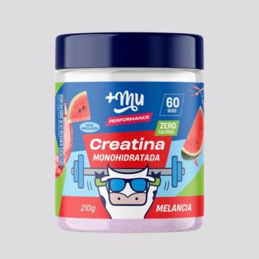 Imagem de Creatina +Mu Monohidratada 100% Pura 210g - Mais MU, Melancia