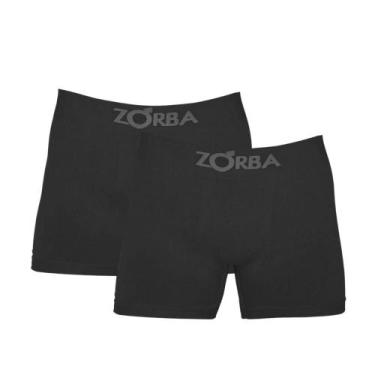 Imagem de Kit Com 2 Cuecas Boxer Box Adulto Em Algodão Cotton Sem Costura Zorba,
