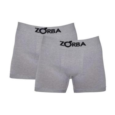 Imagem de Kit Com 2 Cuecas Boxer Box Adulto Em Algodão Cotton Sem Costura Zorba,