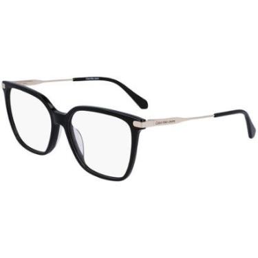 Imagem de Armação de Óculos Calvin Klein Jeans CKJ22646 N001 - Preto 54-Feminino