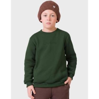 Imagem de Blusão Moletom Grosso Quentinho Laranja Elegante Dia a Dia Inverno Frio Moda - Menino 4 a 14 anos-Masculino