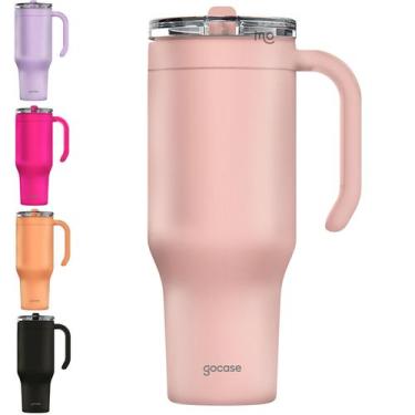 Imagem de Copo Térmico GOCASE Life 1170ml Cor:Rosa claro, Rosa claro