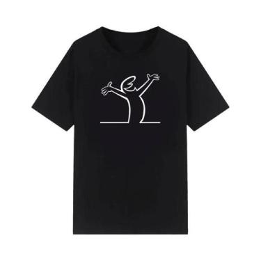 Imagem de Camiseta Unissex De Gola Redonda Casual Estilo Streetwear TV La Linea 