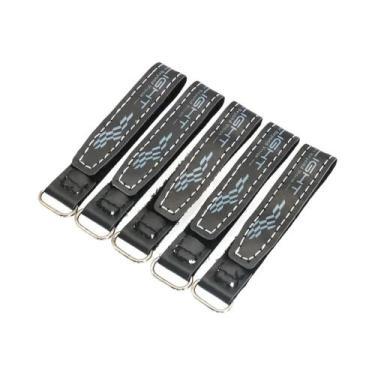 Imagem de Correia De Bateria Em Couro PU De Microfibra 5 Peças Cinto Antiderrapa