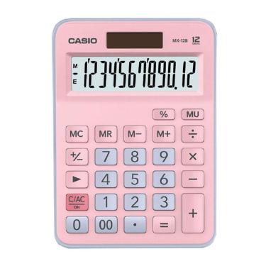 Imagem de Calculadora de mesa 12 dígitos MX 12B PKLB Rosa Casio