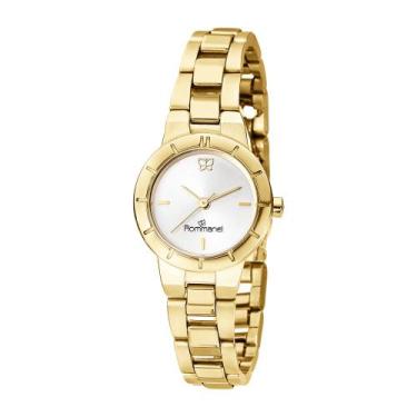 Imagem de Relógio Analógico Social Dourado Rommanel 650213 Cor:Dourado, Dourado