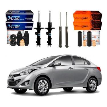 Imagem de Kit Amortecedor Dianteiro Traseiro Hb20s 1.0 1.6 2012 A 2015 - Cofap