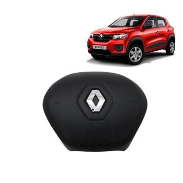 Imagem de Tampa Capa Airbag Volante Renault Kwid 2017/2023