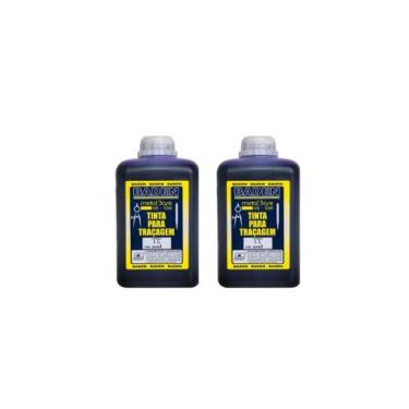 Imagem de Tinta Para Traçagem Azul - 1 Litro - Baden - Kit com 02, Azul