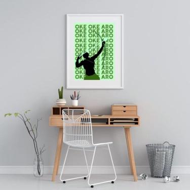 Imagem de Quadro Decorativo Oxóssi Ake Aro - 60x48cm