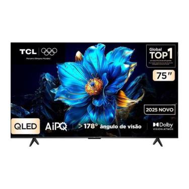 Imagem de TV TCL 75 Polegadas 75PK7 QLED Smart 4K UHD Google Assist Preto Bivolt