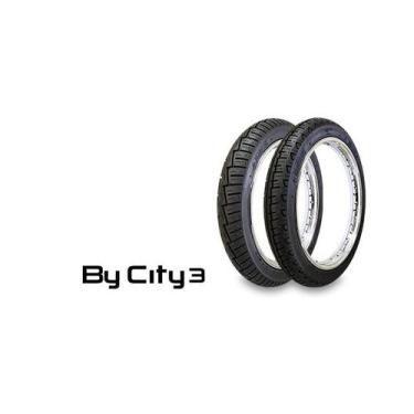 Imagem de Pneu gibys traseiro com camara 100/90x18 bycity3 titan/fan