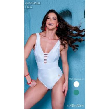 Imagem de Maio body branco texturizado sol e agua, P