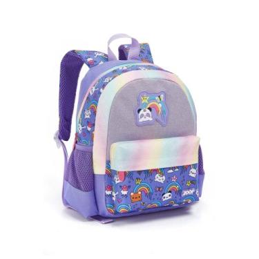 Imagem de Mochilas Escolares Infantis 13" - Temas Unicórnio, Panda, Esportes e S