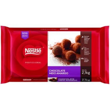 Imagem de Chocolate Meio Amargo Nestle 2,1kg Barra - Nestlé, Chocolate meio amar