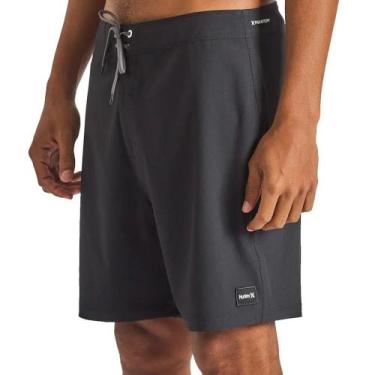Imagem de Bermuda Hurley Boardshort Phantom Eco One and Only Solid 18 Preto, 40,
