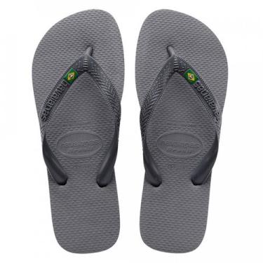 Imagem de Chinelo Havaianas Brasil Branco Adulto As Legitimas Original, 35/36, C