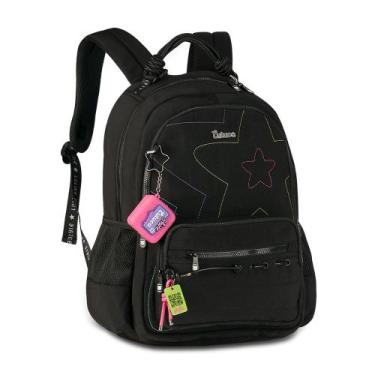 Imagem de Mochila de Costas Oficial Luluca  17,5"  LU27033 - CLIO, Preto