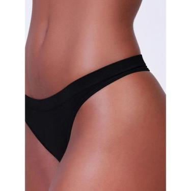 Imagem de Calcinha Fio Dental Lupo Sem Costura, Preto, G