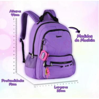 Imagem de Mochila Luluca de Costas Escolar Juvenil LU27033 - Clio 2026 - Clio St