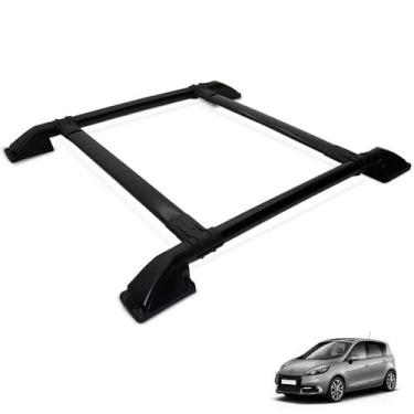 Imagem de Rack De Teto Bagageiro Scenic 1999 a 2011 Preto Tubolar - Track