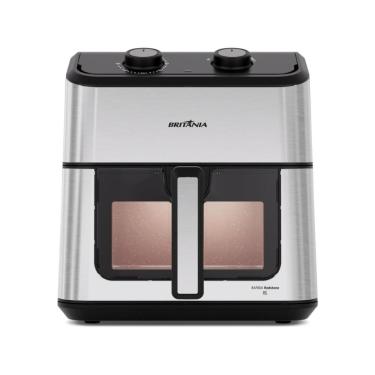 Imagem de Fritadeira Air Fryer Britânia 8L 3 em 1 Redstone Cesto Quadrado BAF80A - 127V
